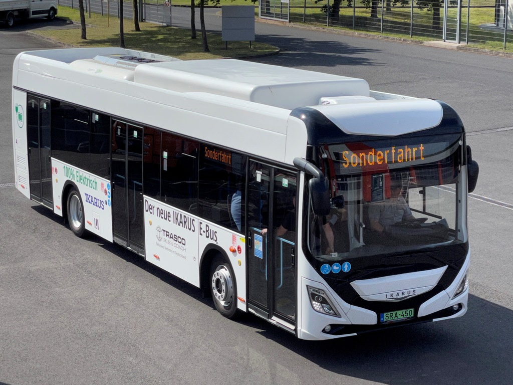 Ikarus delivers two 120e buses in Hungary