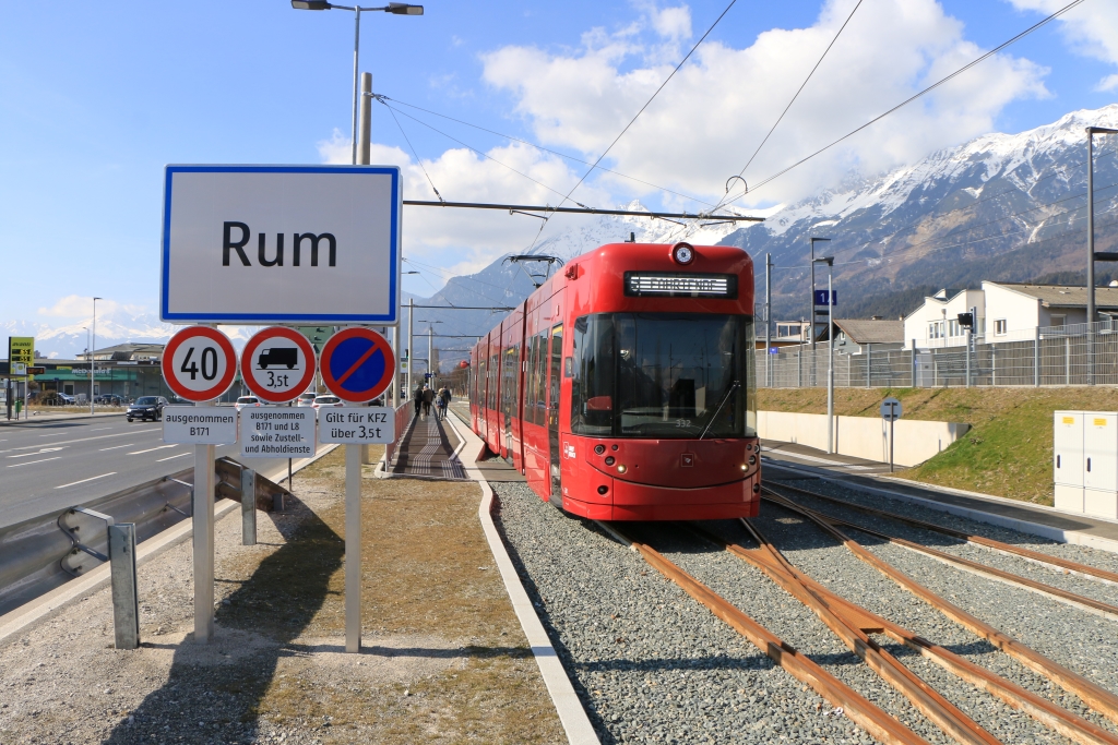 Innsbruck: Eröffnung der Tram zum Bahnhof Rum - Urban Transport Magazine